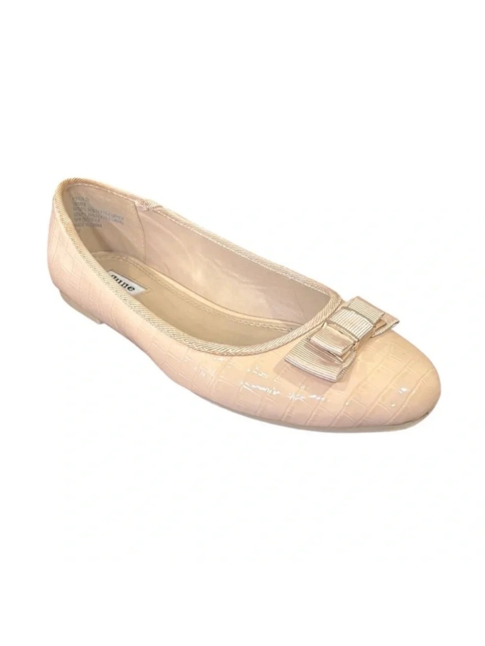 Dune London Hyria Di Round Toe Ballet Flats Nude Women’s Size 7.5